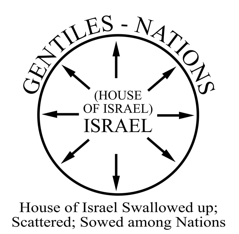 image of The House of Israel scattered, swallowed up by nations